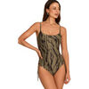 Maillots de bain Selmark Maillot de bain une pi&egrave;ce pr&eacute;form&eacute; SAVAGE Mare Vert