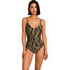 Maillots de bain Selmark Maillot de bain une pi&egrave;ce pr&eacute;form&eacute; sculptant SAVAGE Vert