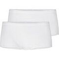 Culottes & autres bas
sur Grenoble : Shorties & boxers Calida Femme Slip Paquet de 2 Panty-Slip Natural Comfort 2P Blanc