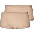 Culottes & autres bas
sur Grenoble : Shorties & boxers Calida Femme Slip Paquet de 2 Panty-Slip Natural Comfort 2P Beige