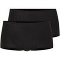 Culottes & autres bas
sur Grenoble : Shorties & boxers Calida Femme Slip Paquet de 2 Panty-Slip Natural Comfort 2P Noir