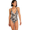 Maillots de bain Selmark Maillot de bain une pi&egrave;ce triangle pr&eacute;form&eacute; OBERON Noir