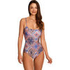 Maillots de bain Selmark Maillot de bain une pi&egrave;ce pr&eacute;form&eacute; BOHEME Mare Bleu