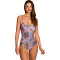 Maillots de bain Selmark Maillot de bain une pi&egrave;ce pr&eacute;form&eacute; BOHEME Mare Bleu Grenoble