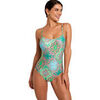 Maillots de bain Selmark Maillot de bain une pi&egrave;ce pr&eacute;form&eacute; BOHEME Mare Vert