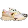 Baskets basses Ex&eacute; Shoes EX&Eacute; Sneakers 134-8 - Gold/White/Pink Leather Multicolore