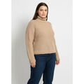 Pull sur Grenoble : Pull Bershka Pull col roul&eacute; Taille 42 / XL Beige multicolor
