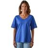 T-shirt Daxon by - Tee-shirt pur coton manches papillon