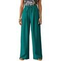 Pantalons sur Grenoble : Pantalon Daxon by - Pantalon effet froiss&eacute; coupe large
