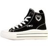 Baskets montantes enfant Poti Pati Basket Montante &agrave; Lacets Super Mode Noir