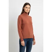Pull Inextenso Pull col roul&eacute; Taille 38 / M Orange multicolor