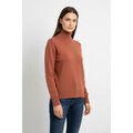 Pull Inextenso Pull col roul&eacute; Taille 38 / M Orange multicolor