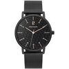 Montre Pierre Lannier Montre Homme CITYLINE Noir Acier milanais Noir