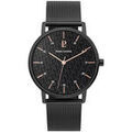 Hommes sur Grenoble : Montre Pierre Lannier Montre Homme CITYLINE Noir Acier milanais Noir