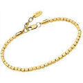 Bracelets sur Grenoble : Bracelets Lotus Bracelet Style cubes acier dor&eacute; Jaune
