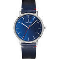 Hommes sur Grenoble : Montre Pierre Lannier Montre Homme ESSENTIAL Bleu Cuir Bleu