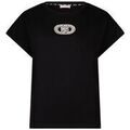 Tee-shirts sur Grenoble : T-shirt Liu Jo T-shirt avec d&eacute;tails bijoux Noir