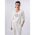 T-shirt Liu Jo T-shirt &agrave; manches longues Blanc Grenoble