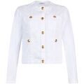Vestes sur Grenoble : Veste Liu Jo Veste avec boutons logot&eacute;s Blanc