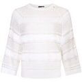 Pull Liu Jo Pull ajour&eacute; Blanc