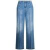 Jeans boyfriend Liu Jo Jean &eacute;vas&eacute; avec fentes Bleu