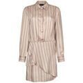 Robe courte Liu Jo Robe courte &agrave; rayures Beige
