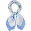 Echarpe Liu Jo Petit foulard &agrave; fleurs Bleu