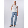 Jeans Liu Jo Jean &eacute;vas&eacute; avec tresses Bleu
