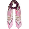 Echarpe Liu Jo Foulard &agrave; rubans Rose