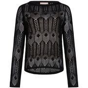 Pull Liu Jo Pull ajour&eacute; Noir