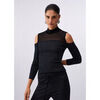 Pull Liu Jo Pull avec empi&egrave;cements en mesh Noir