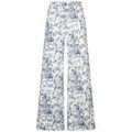 Pantalons sur Grenoble : Pantalon Liu Jo Pantalon &eacute;vas&eacute; imprim&eacute; Bleu