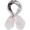 Echarpe Liu Jo Petit foulard &agrave; fleurs Noir