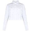 Chemise Liu Jo Chemise boxy avec broderies de pierres