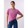T-shirt Liu Jo T-shirt orn&eacute; de pierres Rose