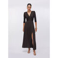 Robe Liu Jo Robe longue pliss&eacute;e en lurex Marron Grenoble