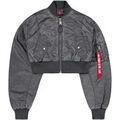 Veste Alpha Industries MA-1 Vintage Cropped Light W - vintage grey