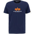 Tee-shirts sur Grenoble : T-shirt Alpha Industries Basic T-Shirt BL Rubber - ultra navy