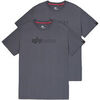 T-shirt Alpha Industries Alpha Label T-Shirt 2 Pack - greyblack/black
