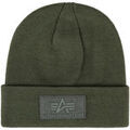 Chapeaux sur Grenoble : Chapeau Alpha Industries Velcro Beanie - dark green