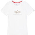Tee-shirts sur Grenoble : T-shirt Alpha Industries Crystal T-Shirt W - white