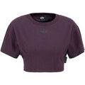 Tee-shirts sur Grenoble : T-shirt Alpha Industries Waisted T-Shirt W - Plum