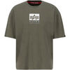 T-shirt Alpha Industries Satin Logo T-Shirt - dark olive