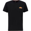 T-shirt Alpha Industries Puff Print Logo Backprint T-Shirt - black