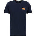 Tee-shirts sur Grenoble : T-shirt Alpha Industries Puff Print Logo Backprint T-Shirt - rep.blue