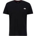 Tee-shirts sur Grenoble : T-shirt Alpha Industries Signature Puff Print Backprint T-Shirt - black