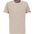 T-shirt Alpha Industries Signature Puff Print Backprint T-Shirt - vintage sand