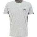 Tee-shirts sur Grenoble : T-shirt Alpha Industries Basic T-Shirt SL - grey heather