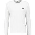 Tee-shirts sur Grenoble : T-shirt Alpha Industries Basic Longsleeve SL - white