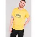 Tee-shirts sur Grenoble : T-shirt Alpha Industries Basic T-Shirt BL - prime yellow